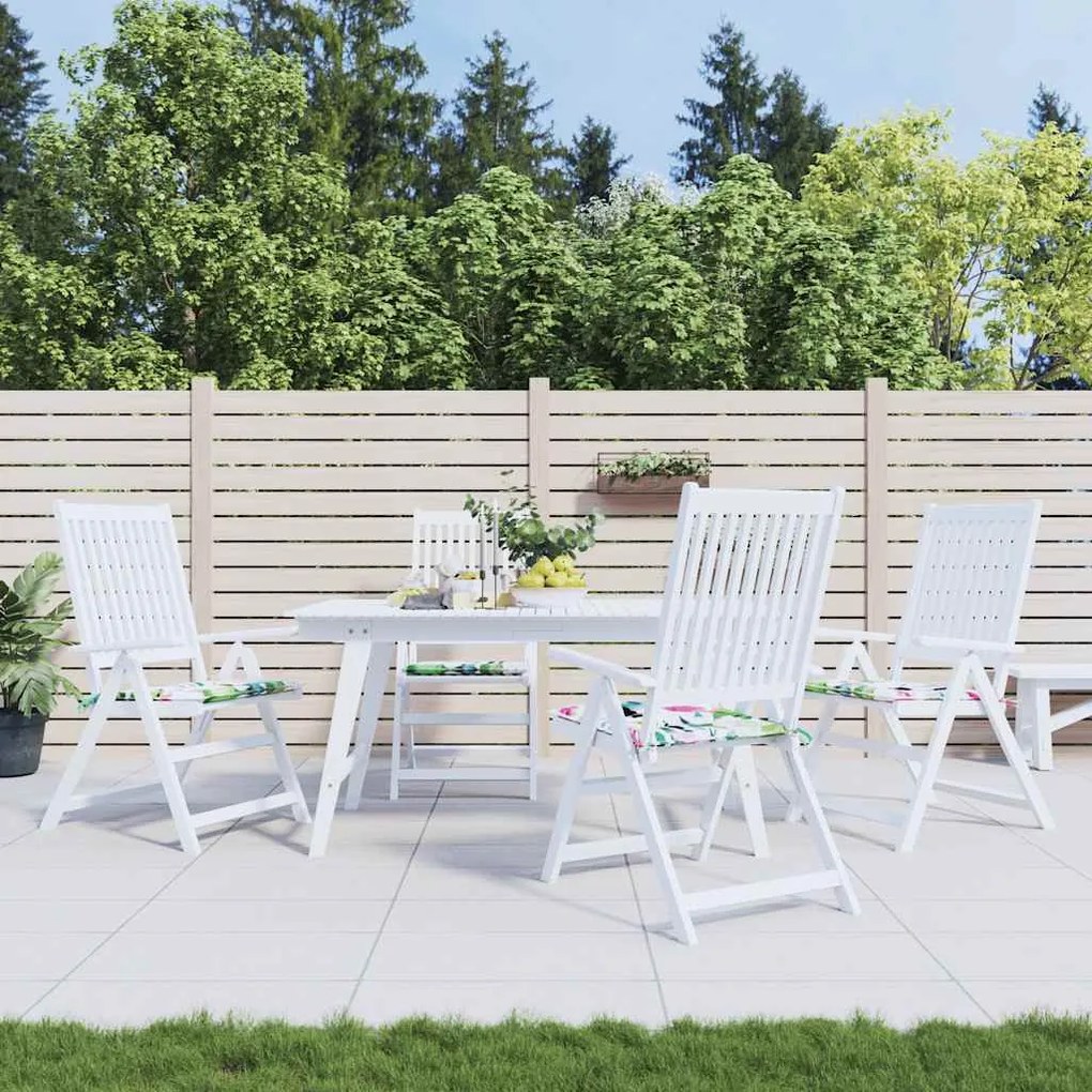 Almofadões p/ cadeira 4pcs 40x40x4 cm tecido multicor