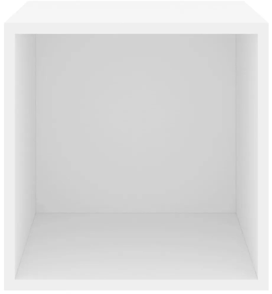 Armário de parede 37x37x37 cm derivados de madeira branco
