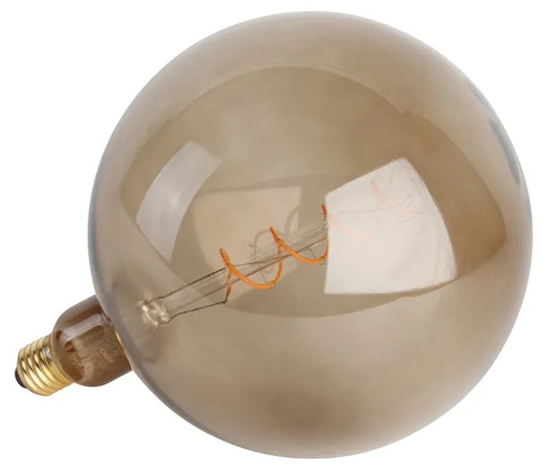 Lâmpada LED regulável E27 G200 castanho 4W 130lm 1800K