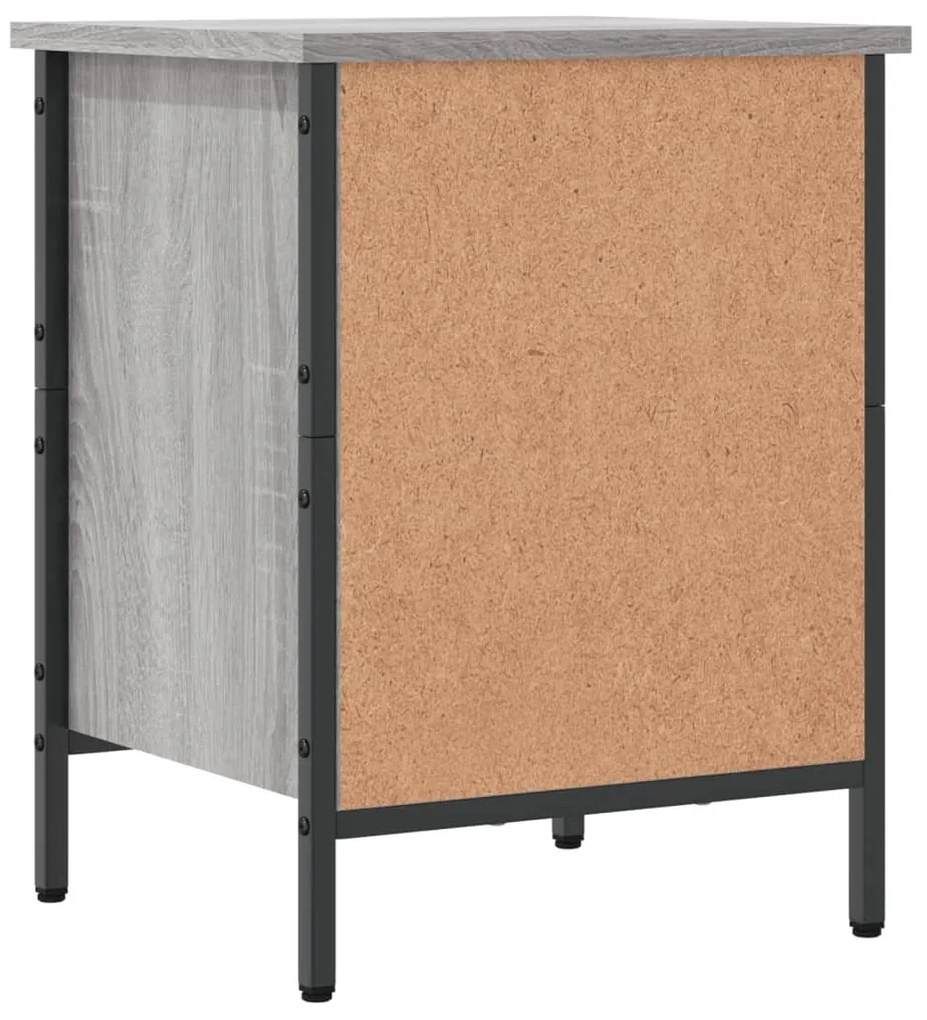 Sapateira 38x35x50 cm derivados de madeira cinzento sonoma