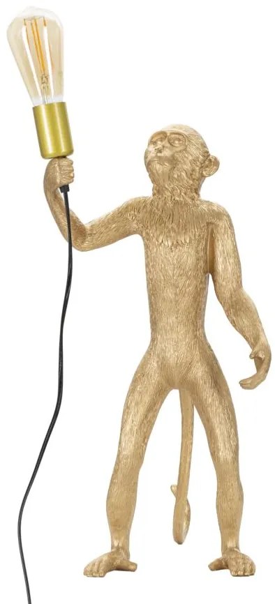 CANDEEIRO DE MESA MACACO OURO CM Ø 26X34X55
