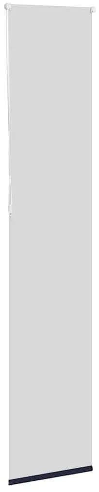 Persiana de enrolar 45x230 cm largura tecido 40,7 cm poliéster