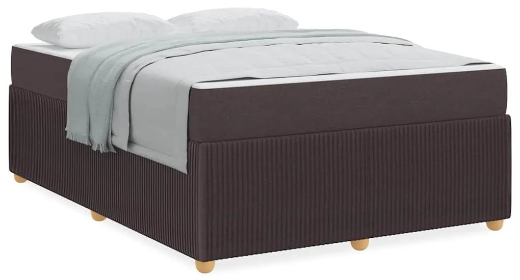 Estrutura da Cama Outros Castanho escuro 160 x 200 cm tecido