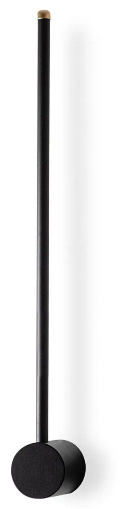 Candeeiro de Parede Sword - Preto - 62x10x7cm