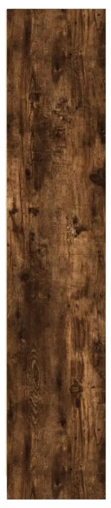 Estante 57x28,5x107,5 cm derivados de madeira carvalho fumado