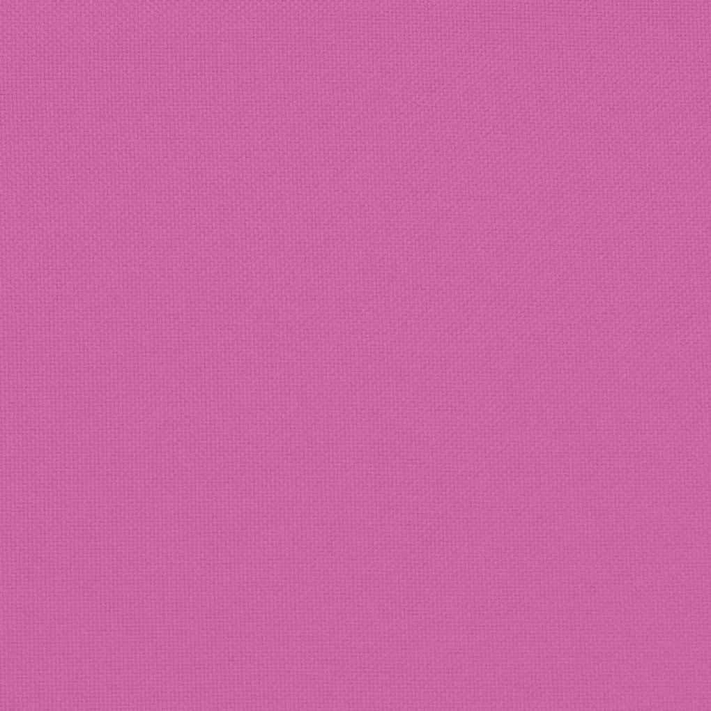 Almofadões p/ banco de jardim 2 pcs 200x50x7 cm tecido rosa