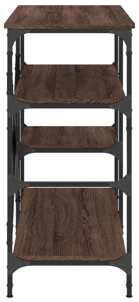 Estante 90x40x84cm derivados de madeira/metal carvalho castanho