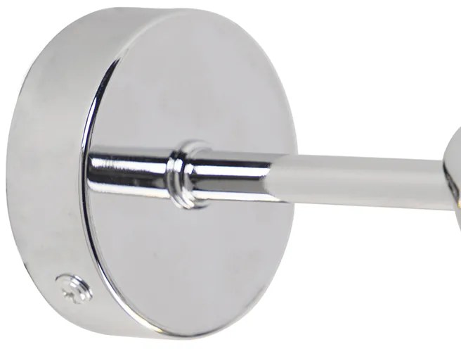 Candeeiro de parede moderno cromado - Facil Design,Moderno