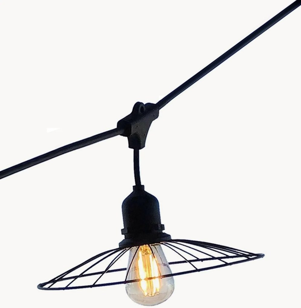 Grinalda luminosa LED para exterior Chic Cage