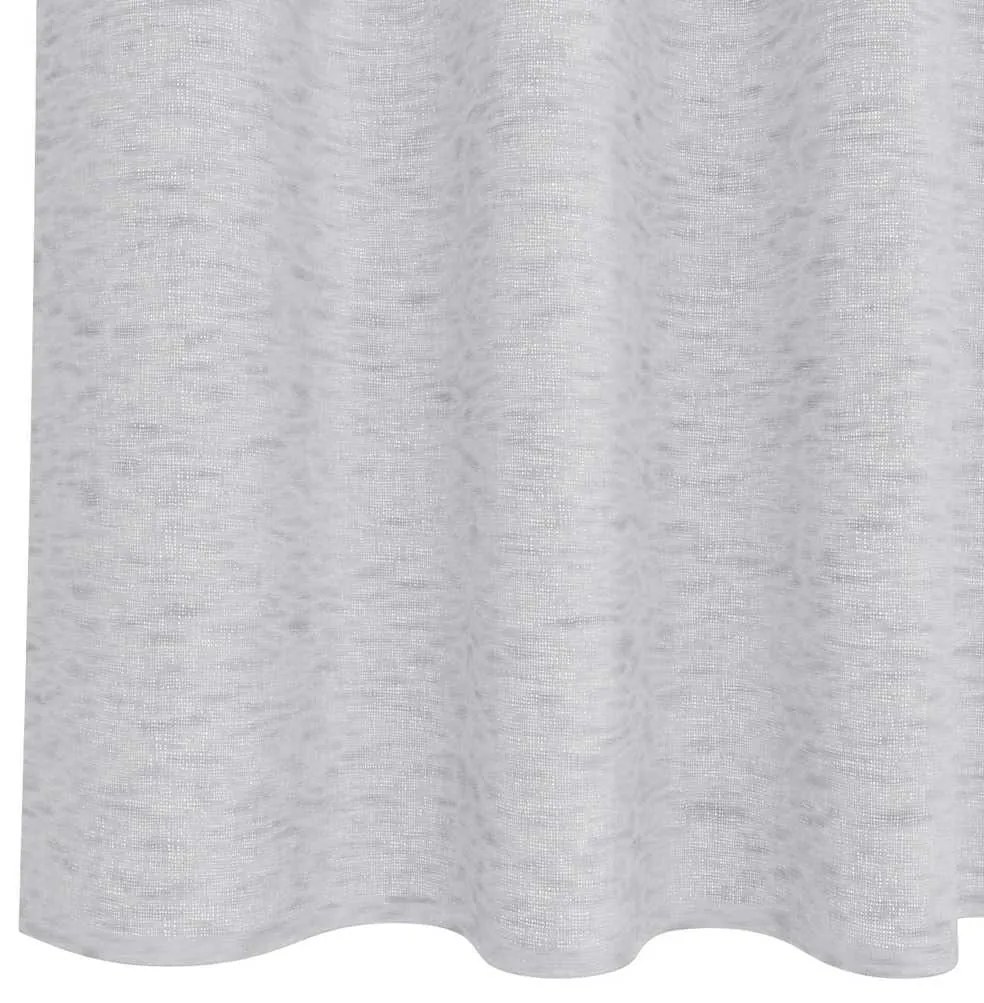 Cortinas 2 pcs Cinzento-claro 140 x 245 cm Poliéster