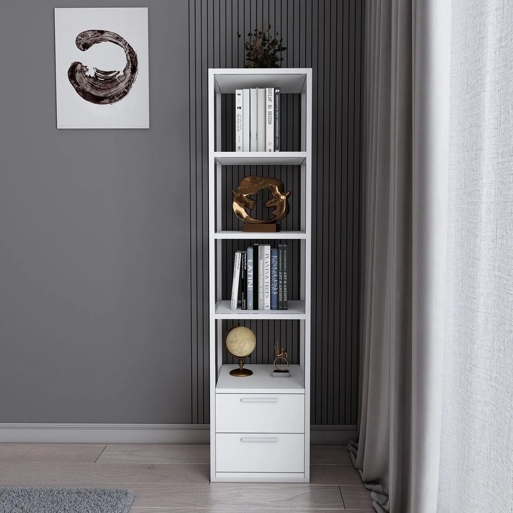 Estante Robbins – Branco – 39 x 39 x 160 cm