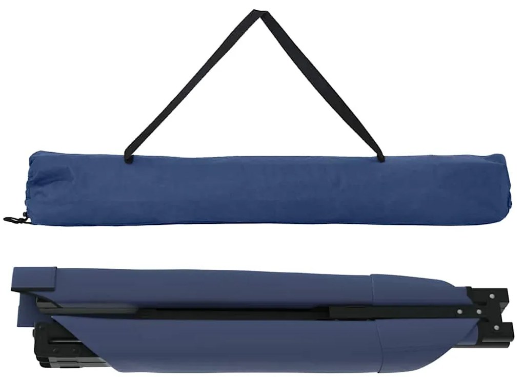 Cama Solar Dobrável com Bolsa de Transporte Azul - Tecido Oxford 600D