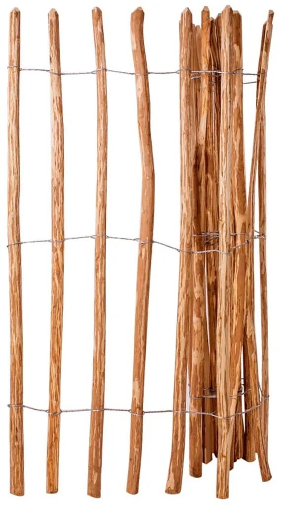 43139 vidaXL Cerca de estacas em madeira de aveleira 150x250 cm