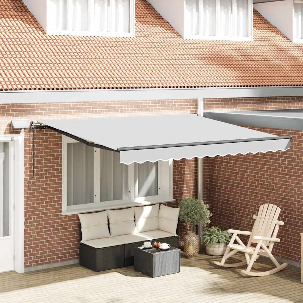 Toldo com Manual Antracite 3,5 x 2,5 m Metal