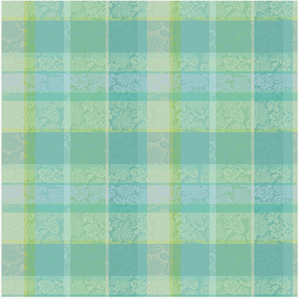 Toalha de mesa jacquard Mille Venusta Aqua