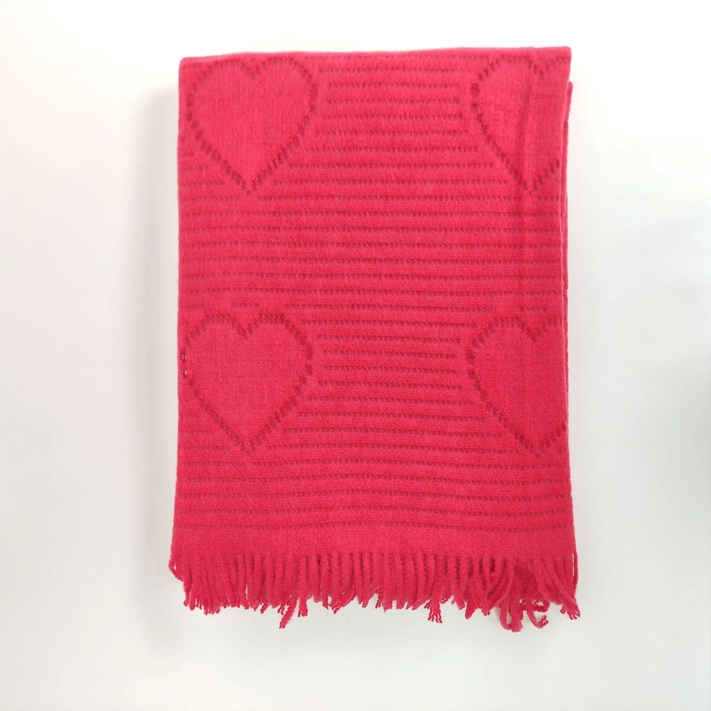 Manta Decorativa Hearts