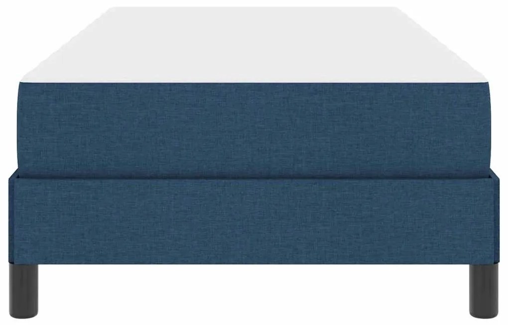 Cama Box Outros Azul 90 x 190 cm tecido