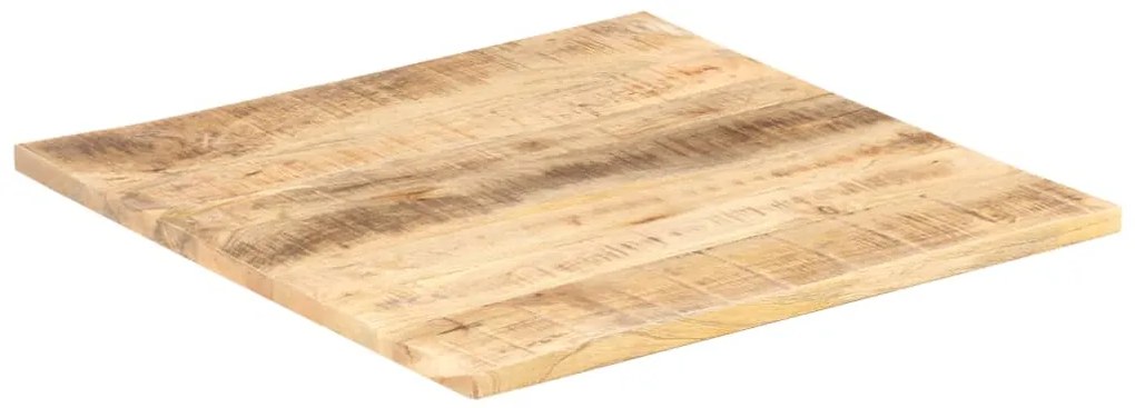 Tampo de mesa madeira de mangueira maciça 25-27 mm 80x80 cm