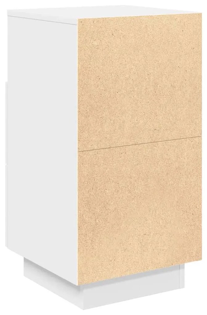 Mesas de cabeceira 2 pcs com 2 gavetas 36x36x68 cm branco