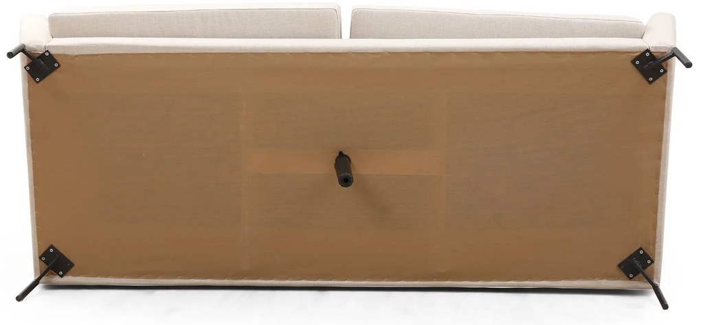 Sofá de 3 Lugares Mapa – Creme – 214 cm x 90 cm x 84 cm
