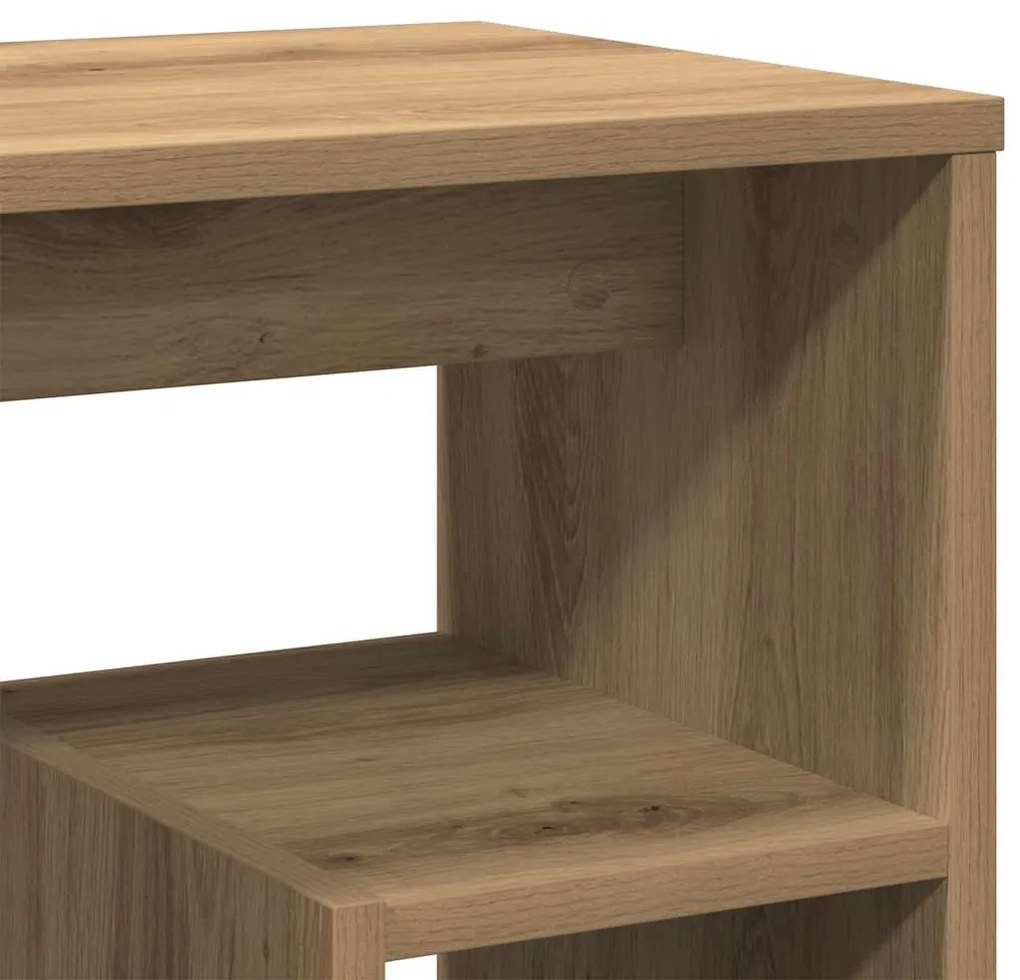 Mesa de cabeceira em carvalho artesanal 40x30x40 cm