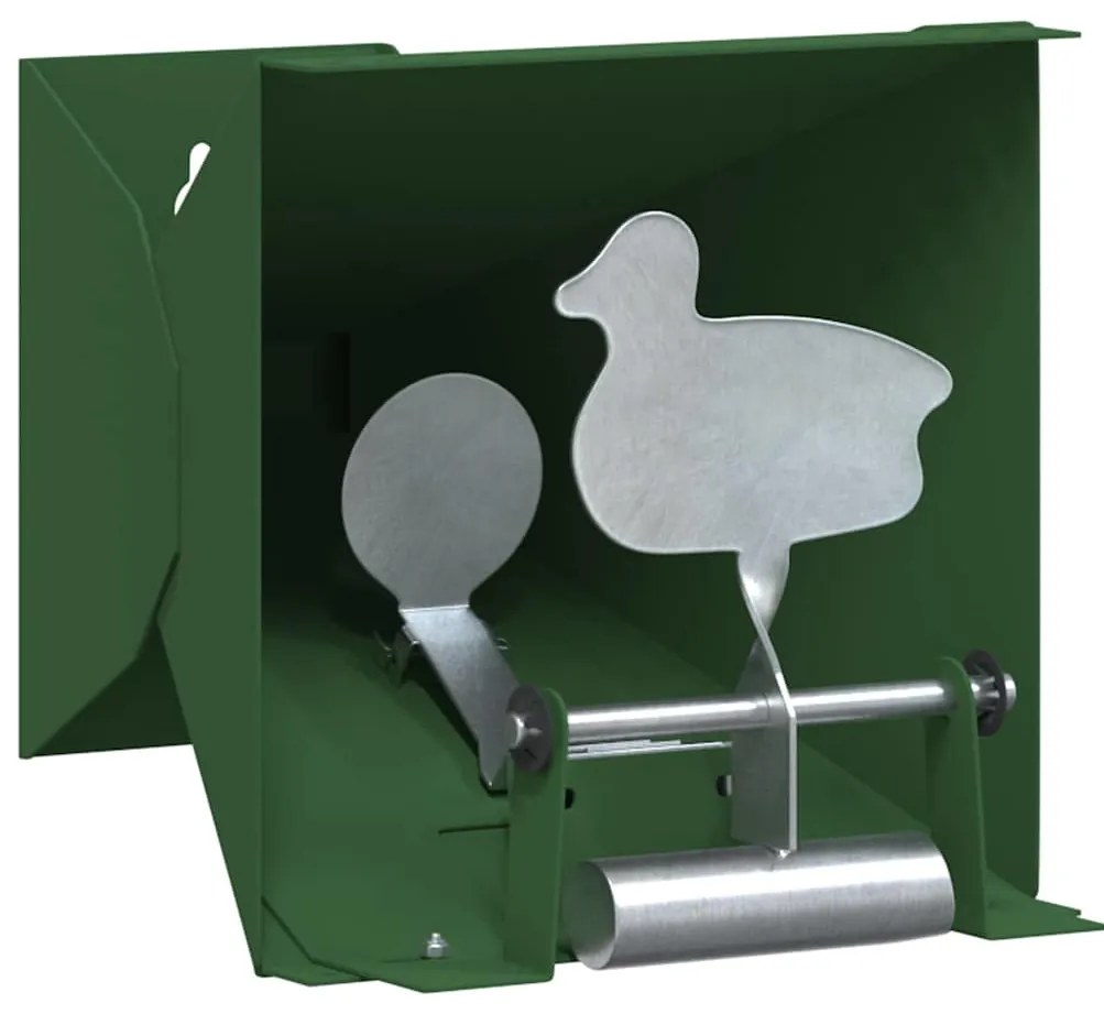 vidaXL Apanha-chumbos Verde 14 x 14 x 19 cm Aço