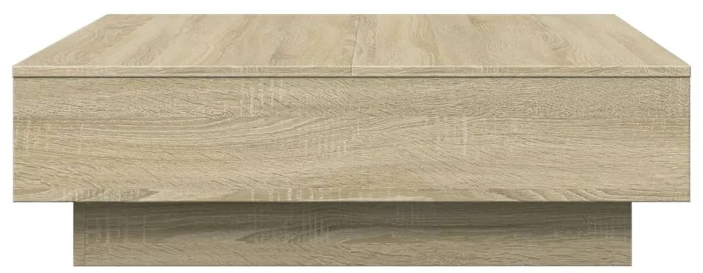 Mesa de centro 90x90x28 cm contraplacado carvalho sonoma