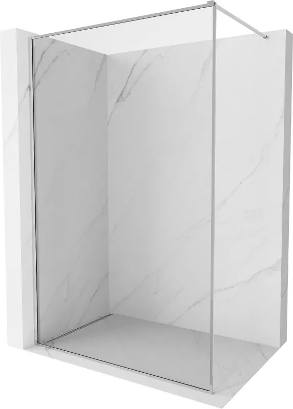 Mexen Kioto-F parede de duche Walk-in com moldura 105 x 202 cm, transparente 8 mm, cromado - 800-105-104-01-00