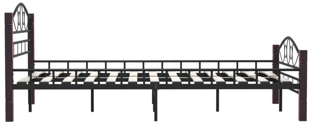 Estrutura de cama 120x200 cm metal preto