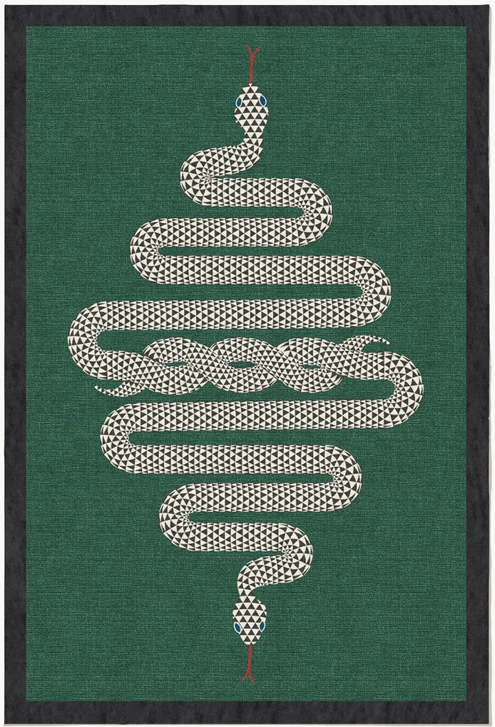 Tapete lavável de pelo curto Venom por Jonathan Adler