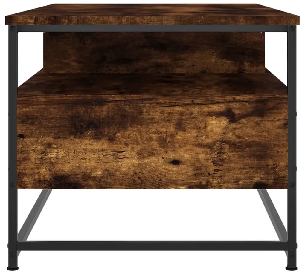 Mesa de centro 100x51x45 cm derivados madeira carvalho fumado