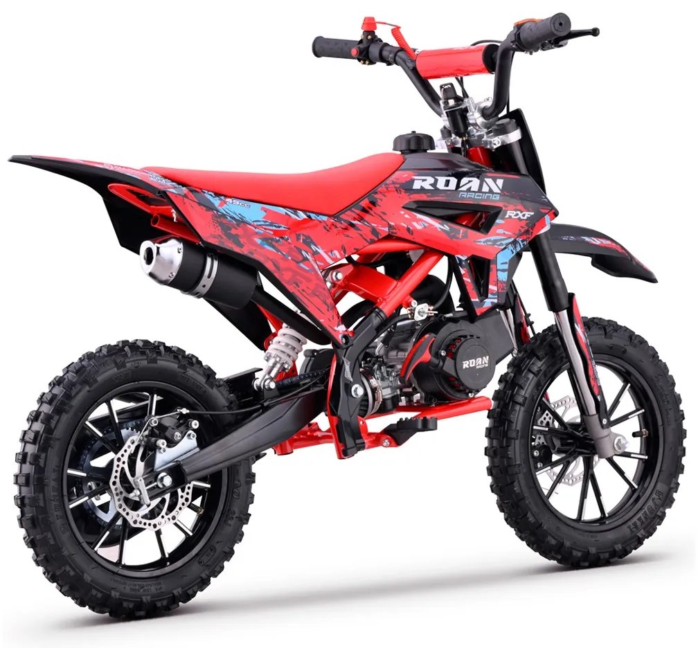 MINI MOTO PARA CRIANÇAS MiniCross Roan RXF 49cc 4.5CV Vermelha
