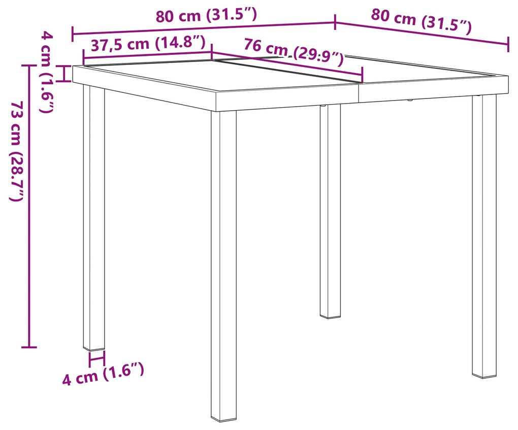 Conjunto de Jantar de Jardim de 5 Peças com Almofadas Marrom Vime Poli