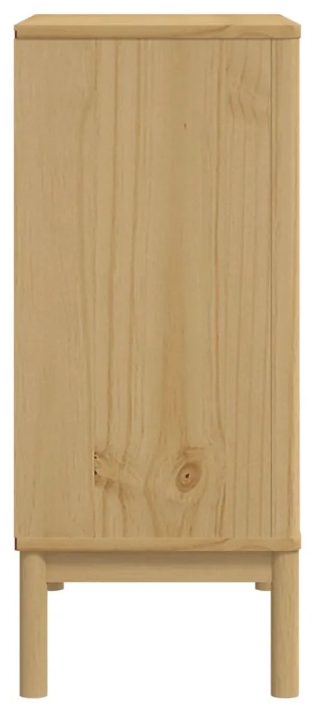 Cómoda FLORO madeira de pinho maciça castanho mel