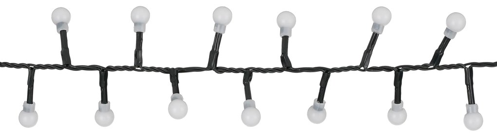 Cordão de luzes de Natal verde com 550 LEDs branco 14m IP44 - Comet