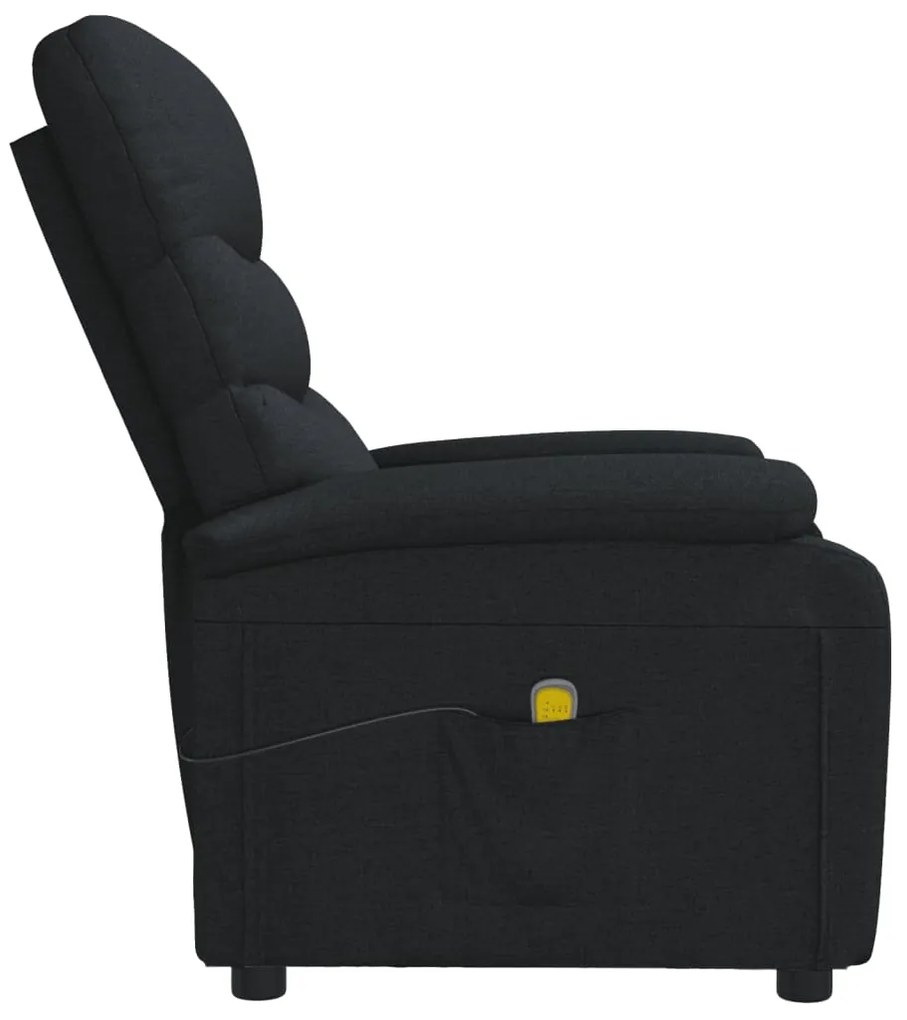 Poltrona de massagens tecido preto