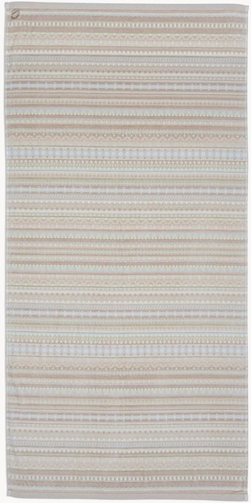 Toalha de banho em veludo e algodão felpudo Geometric Print