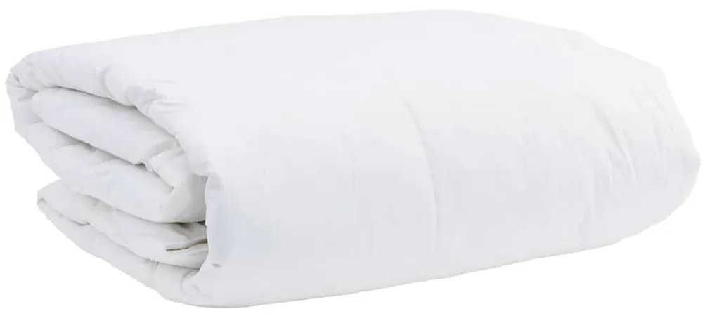Edredão com travesseiro 2 pcs Branco 135 x 200 cm Penugem