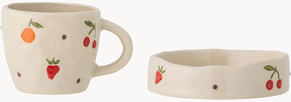 Conjunto de loiça para crianças pintado à mão Tatiana, conjunto de 2