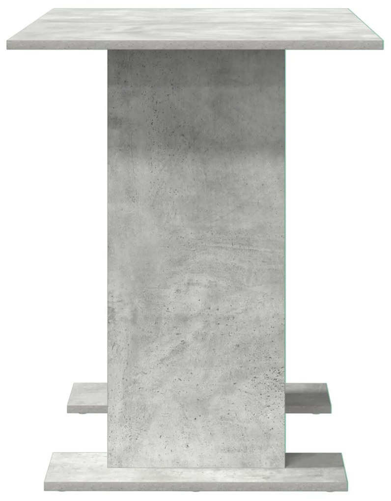 Mesa de jantar vidaXL Cinza Concreto 110x60x75 cm Madeira engenheirada