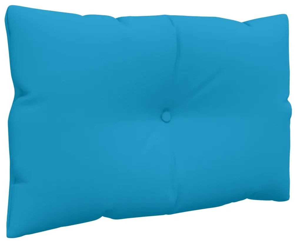 Almofadões para paletes 3 pcs tecido azul