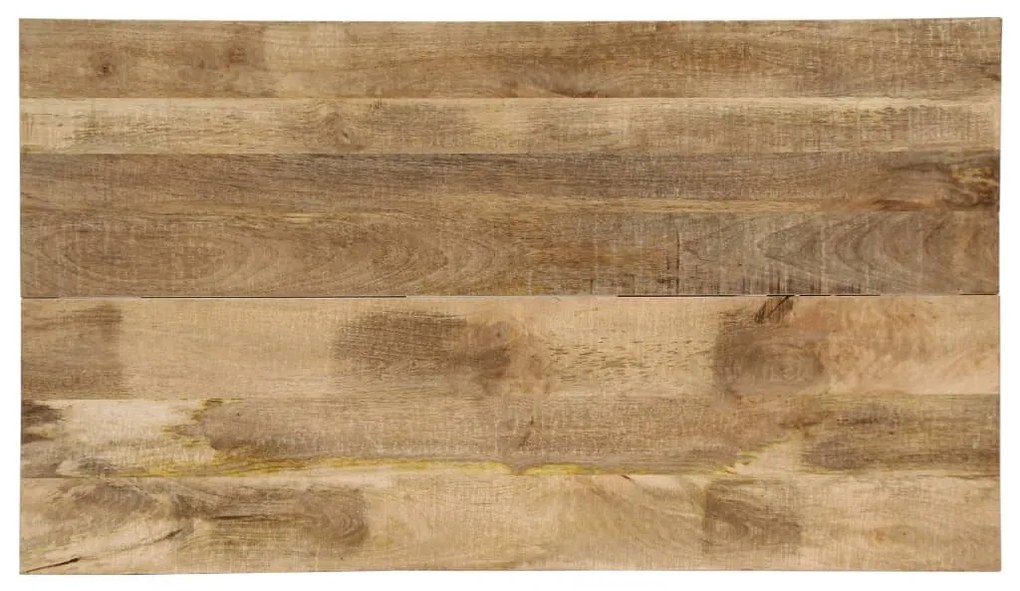 Mesa de jantar madeira de mangueira maciça 140x80x76 cm