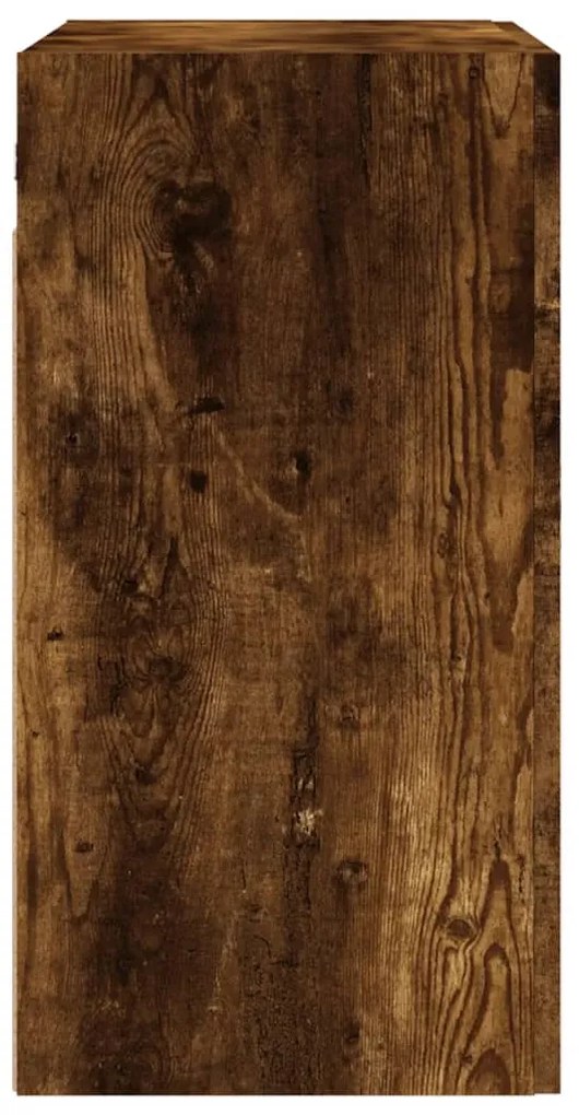 Armário parede 60x31x60 cm derivados de madeira carvalho fumado