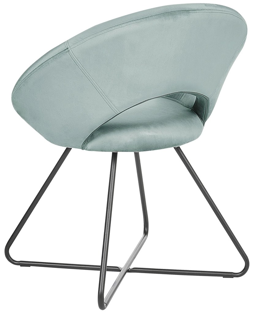 Cadeira em veludo verde menta RACHEL Beliani