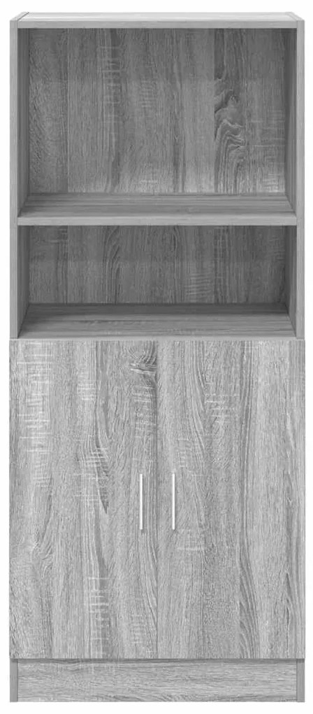 Armário cozinha 57x41,5x131,5 cm derivados madeira sonoma cinza