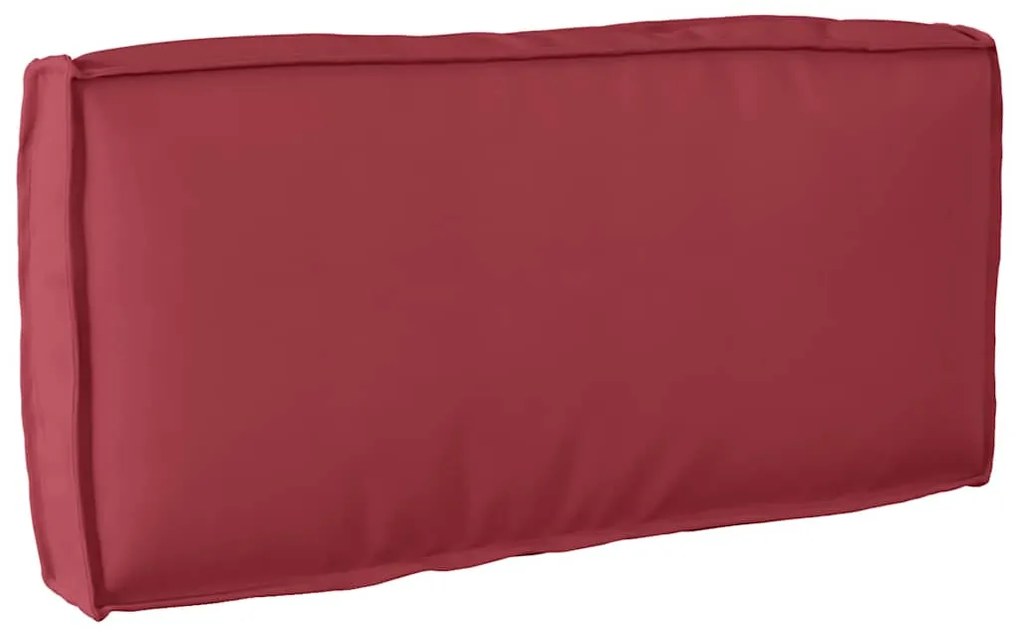 vidaXL Almofada de Palete para Encosto Vermelha 80 x 40 x 12 cm, Tecido Oxford