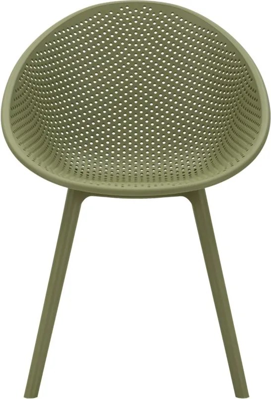 CONJUNTO DE 2 CADEIRAS IBIZA 59X59X83 CM (ALTURA DO ASSENTO 45 CM) VERDE