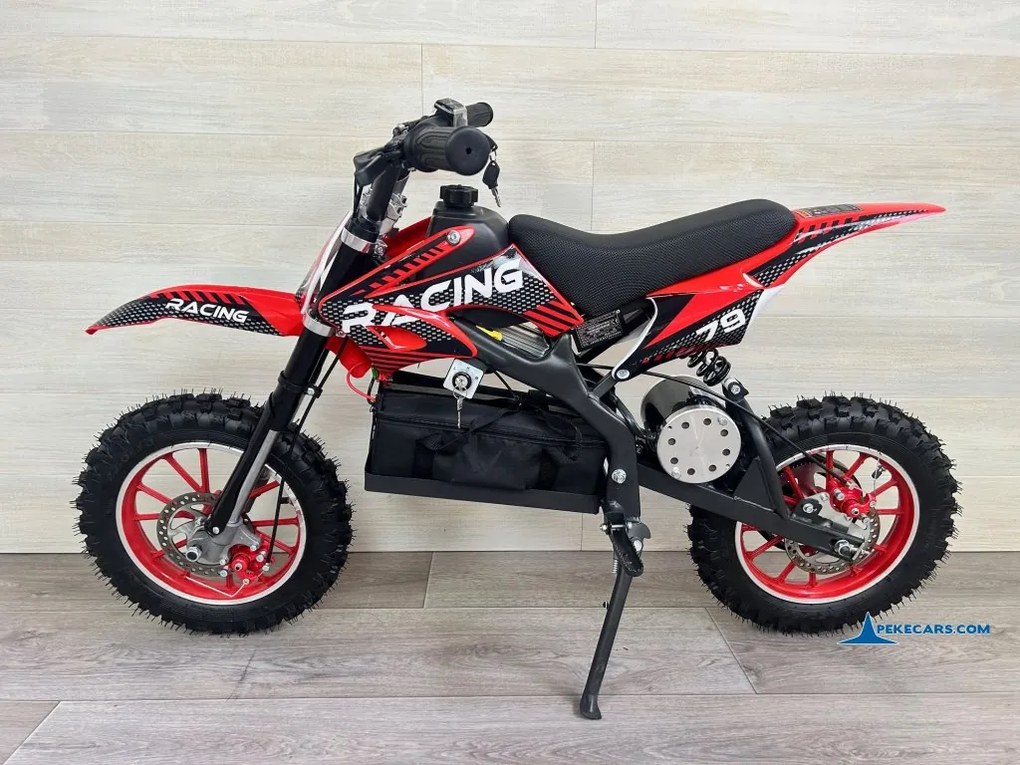 Mota elétrica para crianças 6 a 14 anos Dirk 36V 800W Vermelha