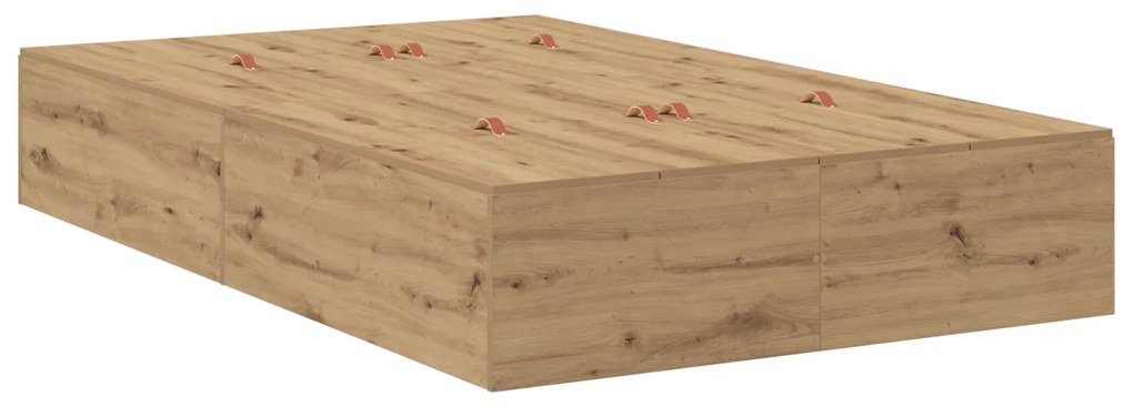 Cama de Armazenamento Artisan Carvalho 120x190 cm