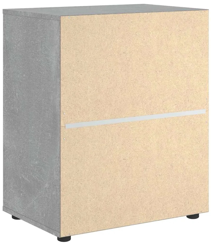 Aparador VISNES 60x40x73 cm concreto cinzento